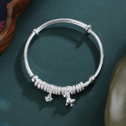 子佩集【马到财成】银S9999手镯【TC0522668】腰缠万贯小马2601 商品图0