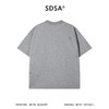 SDSA男装2026新款高贵轻奢美式复古刷漆印花字母圆领短袖T恤百搭 商品缩略图1