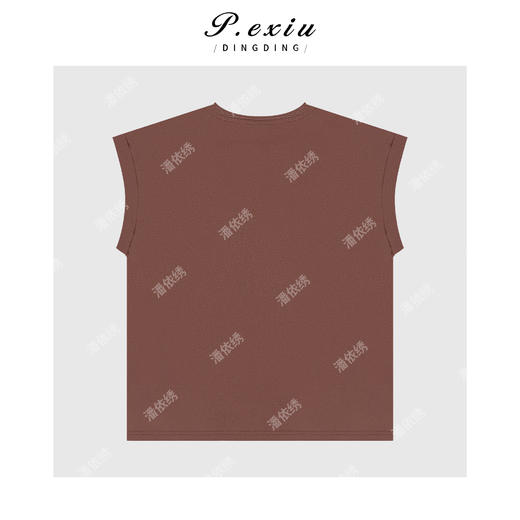 03-4潘依绣丁丁宠粉【舒适区】夏季显瘦气质V领小飞袖T恤 M8884 商品图2