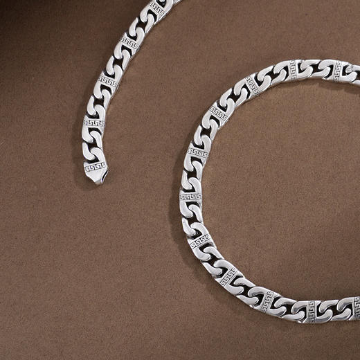 子佩集【锐意锋芒】银S999项链【XL00274】仿古男士仿古2601 商品图1