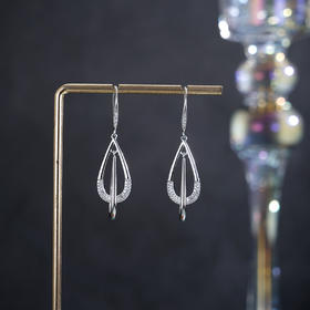 子佩集【佳姿舞韵】银S925耳环【YEH-2445101Q】时尚水滴双层2601