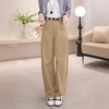 丁摩 香蕉裤女春季新款高腰后松紧休闲西装裤窄版弯刀阔腿裤6ZF-2608 商品缩略图0
