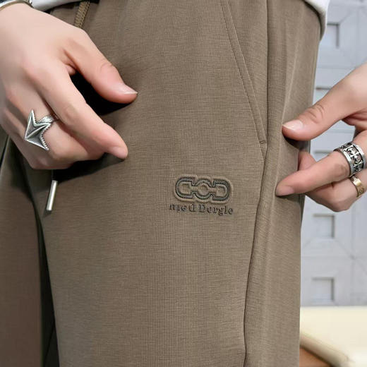 男士春夏薄款舒适时尚修身直筒松紧腰休闲裤  KDZC-26005/26006/26007 商品图3