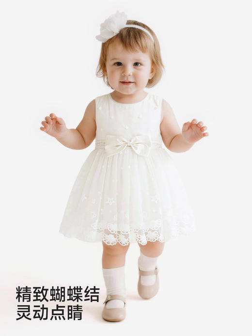 英氏女童背心裙春夏季新款纯棉裙子宝宝洋气公主裙YRLFJ2S034A 商品图4