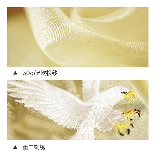 马登美式复古欧根纱横须贺刺绣棒球服夹克半透明外套罩衫上衣女春 商品图4