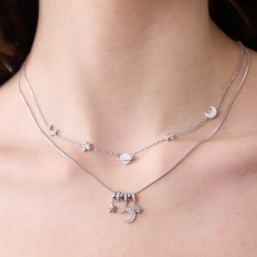 ARSIS｜印记系列 星月微光项链 商品图5