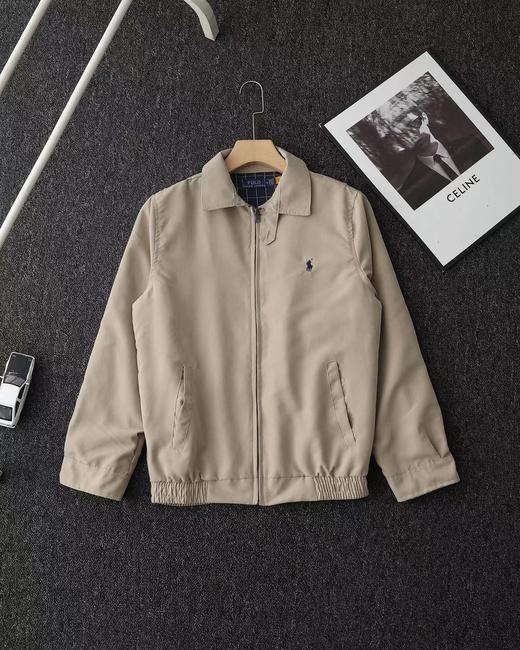 F032325春季男女同款翻领拉链防风设计休闲老干部夹克外套 商品图6