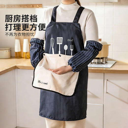 摩登主妇袖套女厨房防水耐脏防油套袖工作男款上班高级感成人护袖 商品图4