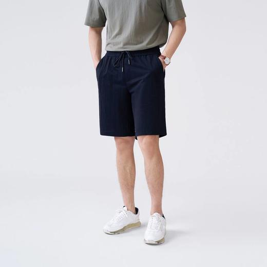 【新疆长绒棉 7A抗菌】26夏新款男士运动时尚休闲裤棉麻凉感短裤   MGC-W301006 商品图2