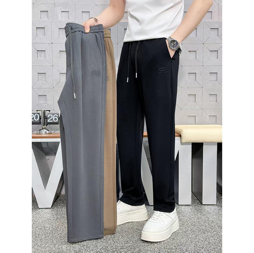 男士春夏薄款舒适时尚修身直筒松紧腰休闲裤  KDZC-26005/26006/26007 商品图2