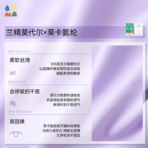 【女童家居睡裙】森林棠26夏款兰精莫代尔50S顺滑高弹女童带胸垫宽松睡裙 商品图4