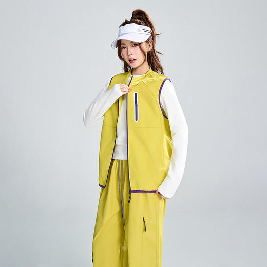 LUCKY DEER幸运鹿情侣款防泼水运动时尚防风运动马甲 商品图0