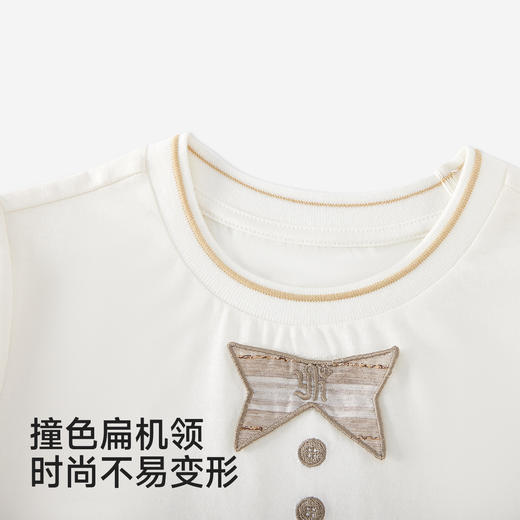 【商场同款】英氏男童短袖T恤夏新款上衣儿童圆领透气打底衫 商品图4