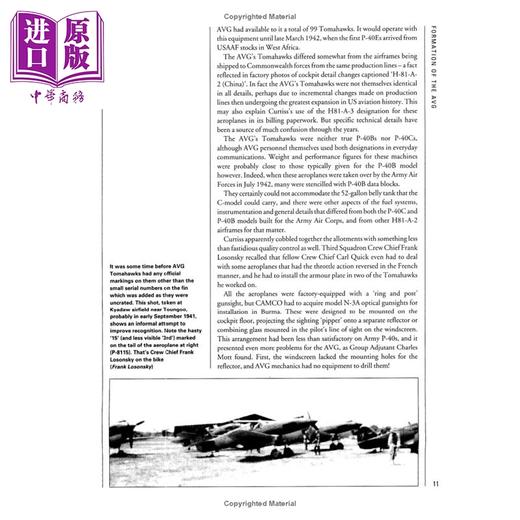 【中商原版】美国志愿大队 飞虎队 王牌飞行员 American Volunteer Group Flying Tigers  Aces 英文原版 Terrill J Clements 商品图2