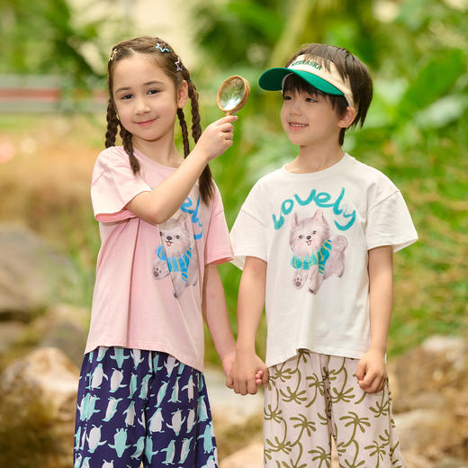 【10A抗菌纯棉】棉花堂夏款小狗印花绵绵童装短袖T恤--- FA61155 商品图8