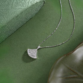 子佩集【舞动裙摆】银S925套链【YL-8199101】项链时尚小裙裙银杏2601