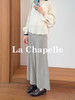 专柜实拍【遮胯显腿直】拉夏贝尔/La Chapelle春夏新款高腰宽松显瘦小个子休闲裤舒适通勤百搭 商品缩略图4