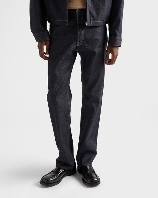 春夏款 P.R.D 赤耳半脱浆宽松直筒版 牛仔长裤 NZK262 商品图1