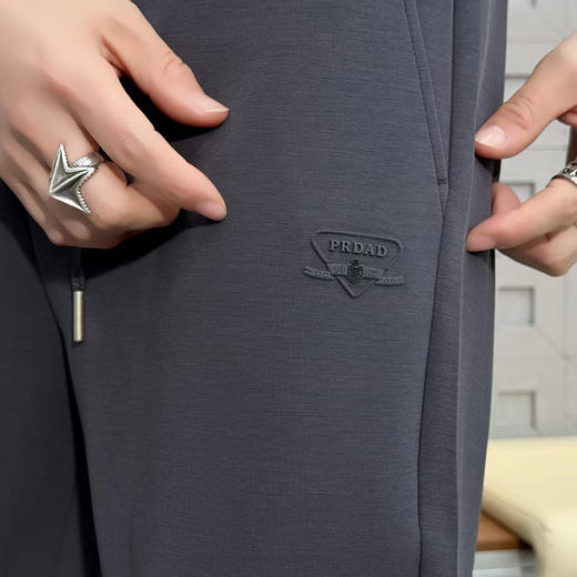 时尚束脚裤男士柔软舒适薄款透气修身松紧腰长裤  KDZC-26015/26016/26017 商品图6