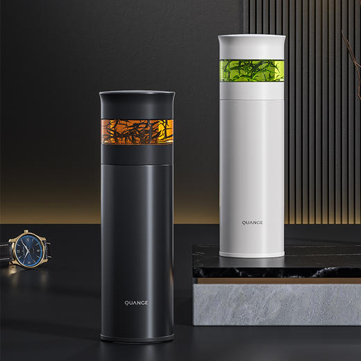 【自营】全格 智能泡茶保温杯子水杯【容量：400mL】 PC505-420 商品图4