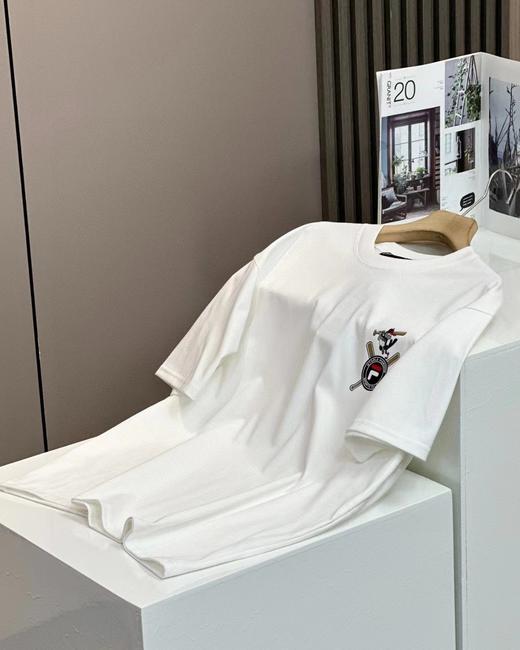 F032367棒球主题系列印花休闲宽松舒适情侣款短袖T恤 商品图8