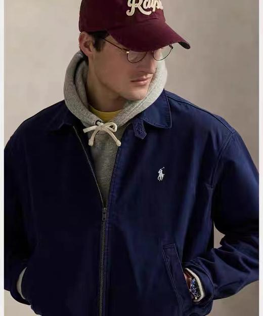 F032303春秋新款美式复古翻领全拉链日常百搭耐磨抗造长袖夹克 商品图14