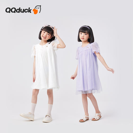 【清仓捡漏】【120-165】【可可鸭】女童夏季网纱连衣裙 商品图3