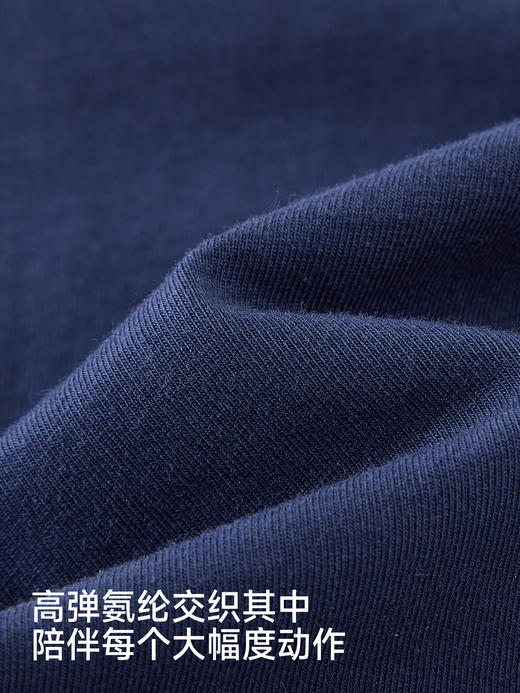 英氏儿童裤子女童夏季九分裤中裤蓝色百搭新款休闲裤YRKDJ2S056A 商品图1