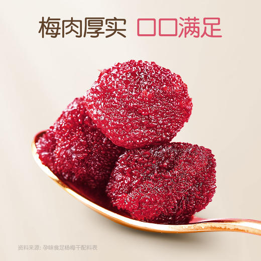 孕味食足杨梅干缓解孕吐小零食 120g/袋 商品图2