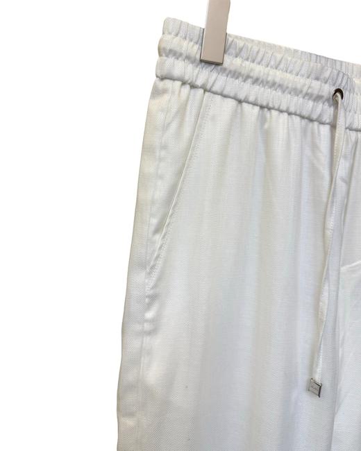 男款亚麻刺绣休闲裤长裤ba015 商品图2