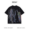 68520SDSA男装2026新款高贵轻奢潮牌抽象涂鸦设计圆领短袖T恤百搭时尚 商品缩略图1