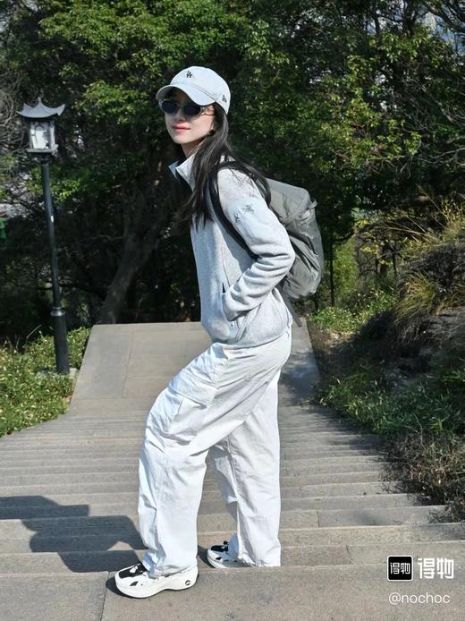 F032349男女立领开衫轻量抓绒外套情侣款户外徒步运动夹克外套 商品图14