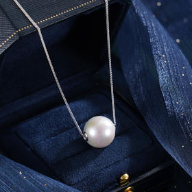 子佩集【小圆满】银S925珍珠惜王妃项链【MZXL001】14.5mm珠大吊球2601