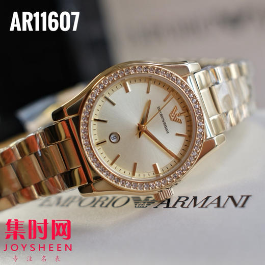 原单阿玛尼AR11607 女士腕表｜表径32mm 金辉耀钻腕表 商品图3