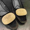 LFGJ X0807丝绒小跟鞋 商品缩略图6