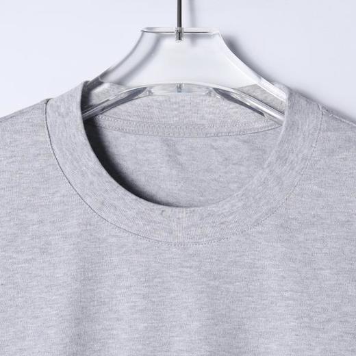 SDSA男装2026新款高贵轻奢韩版简约纯色圆领短袖T恤百搭宽松上衣 商品图1