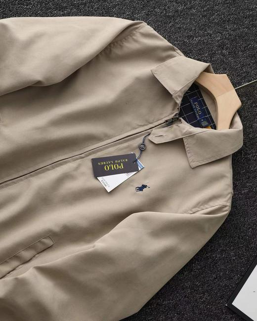 F032325春季男女同款翻领拉链防风设计休闲老干部夹克外套 商品图12