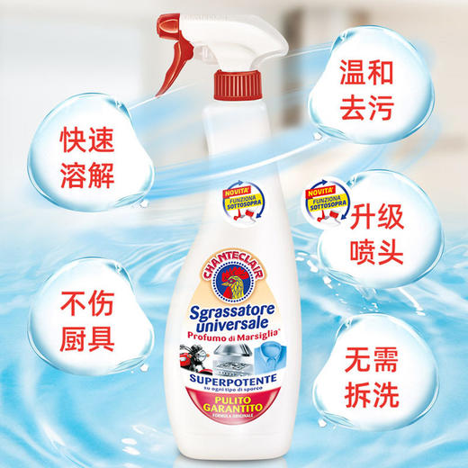 意大利大公鸡头油污净多功能油渍清洗厨房清洁剂强力去油污清洗剂 商品图3