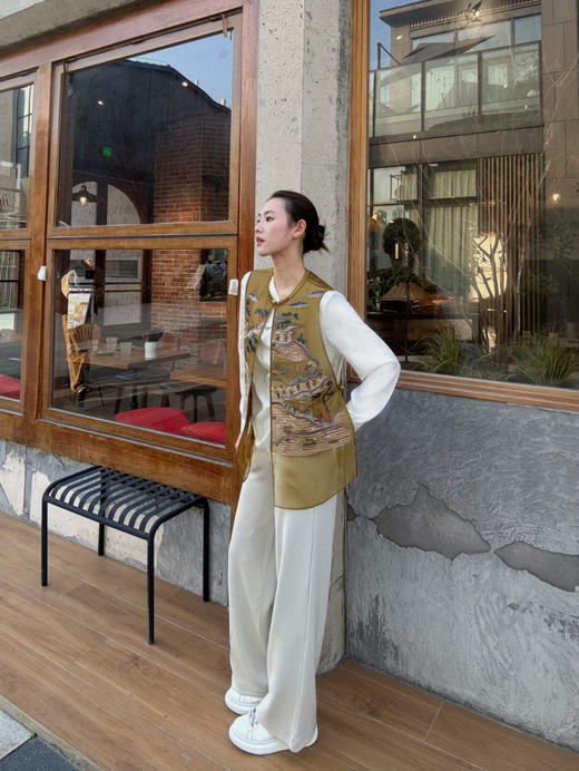 【百搭真丝】噢蜜ooomeooo真丝荡领女衬衫 商品图8