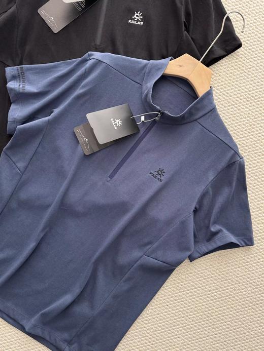 F032304夏季新款日常百搭速干透气半开拉链速干T恤 商品图5