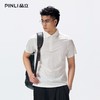 PINLI品立2026夏季新款青年纯色纽扣领短袖上衣POLO衫体恤潮牌男GD262112051 商品缩略图0