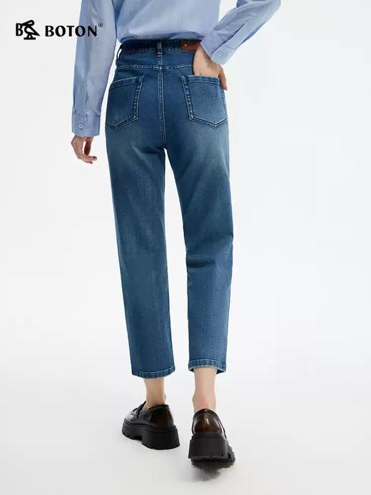 [冰澡泥]波顿夏季女士九分直筒牛仔裤｜裤长刚刚好，露出脚踝的自在小心思LF667225 商品图2