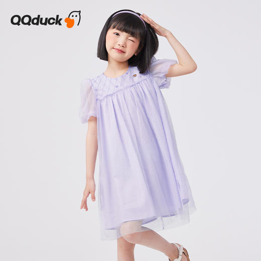 【清仓捡漏】【120-165】【可可鸭】女童夏季网纱连衣裙 商品图7