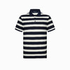 【桑蚕丝】德鲨男装短袖条纹POLO衫2026夏新款撞色休闲翻领T恤男 商品缩略图4