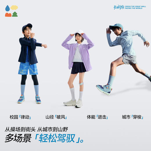 【立领冰肤长袖】森林棠26夏款儿童高弹吸湿速干抗UV凉感防晒上衣21361086 商品图4