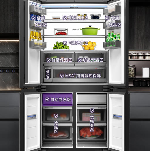 卡萨帝（Casarte）冰箱 BCD-603WGCTDAGWTU1 商品图7