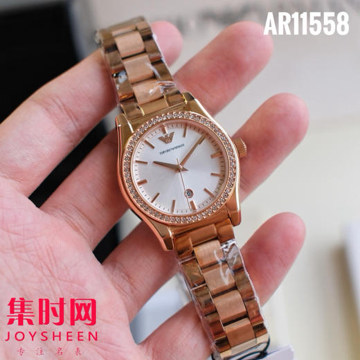 原单阿玛尼AR11558 女士腕表｜表径32mm 镶钻圆表 商品图2