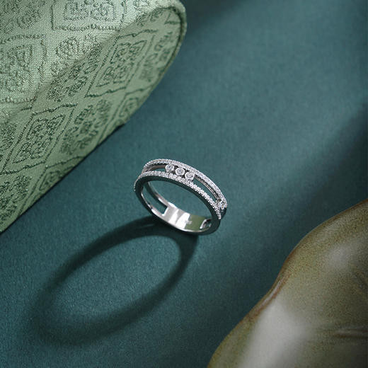 子佩集【曦光破晓】银S925戒指【FYJ-0788101】时尚点钻可移动2601 商品图1