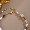 子佩集【虹落星渊】银S925珍珠惜王妃手链【SGB0680001】5.5mm大珠巴洛克镀金2601 商品缩略图2
