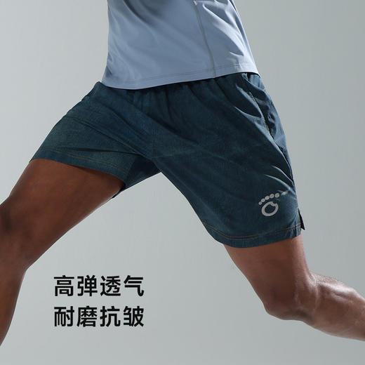 马孔多 | 跑步四英寸丹宁短裤男女四面弹力轻量无感速干短裤 商品图3